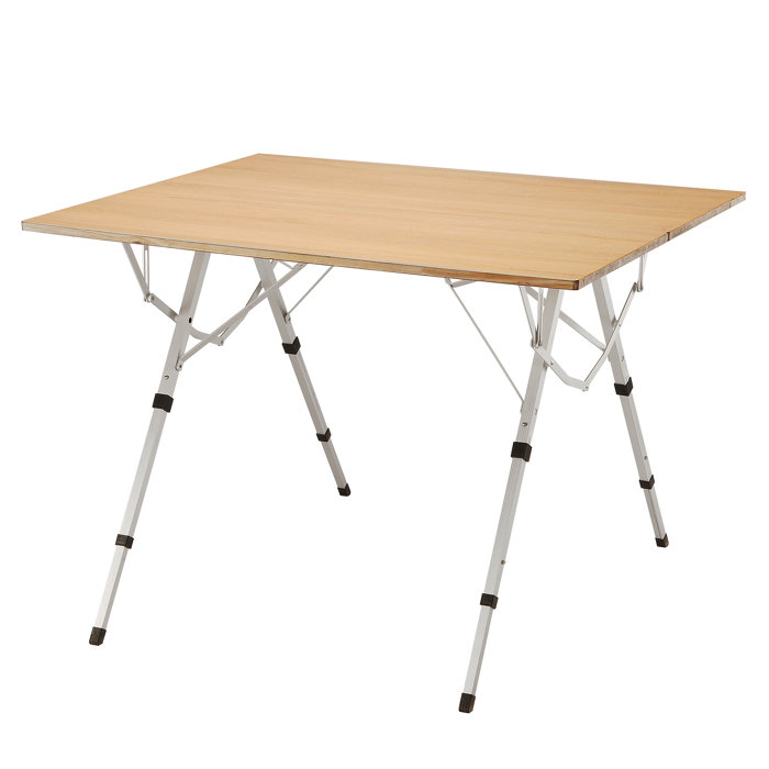 Arlmont & Co. Damon 35'' Solid Wood Rectangular Adjustable Folding